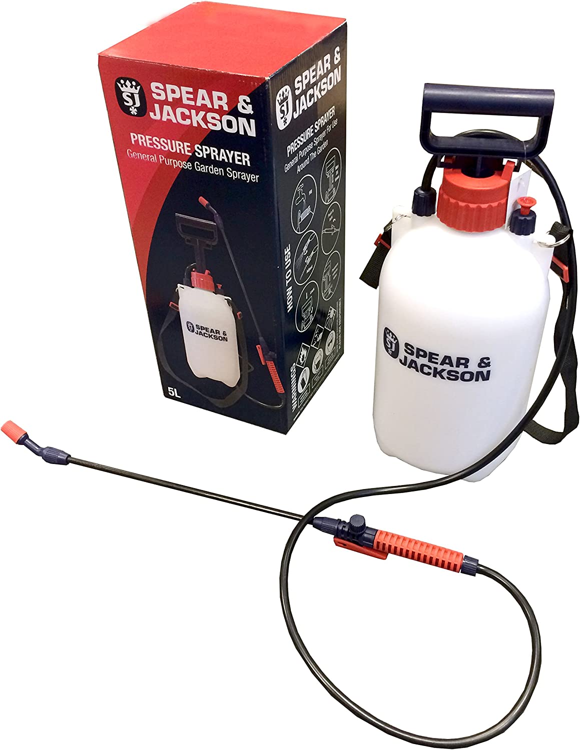 Spear & Jackson 5LPAPS 5 Litre
Pump Action Pressure Sprayer