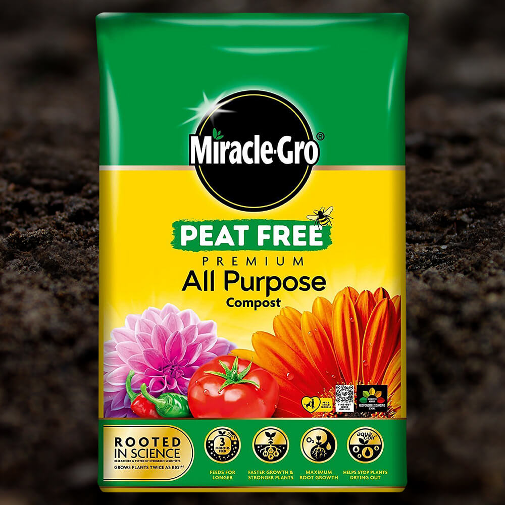 Miracle-Gro Peat Free All Purpose
Compost