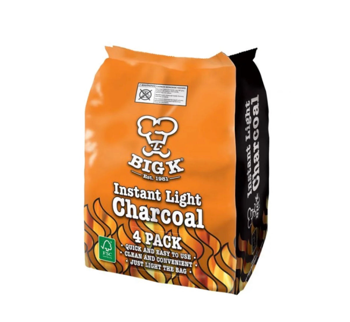 Instant Light Lumpwood Charcoal: FSC® Certified Single to 4 individual Bags